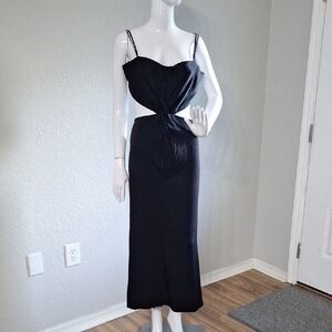 H&M  Black Cut Out Dress NWT